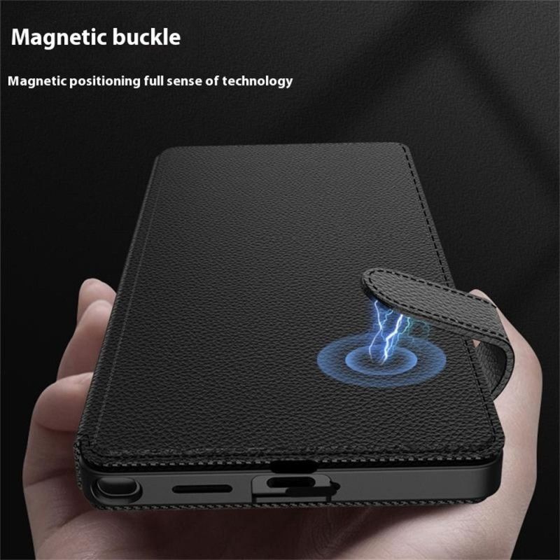 Deksel Samsung Galaxy S25 Ultra 5g Med Gkk-kortholder Og Stativ