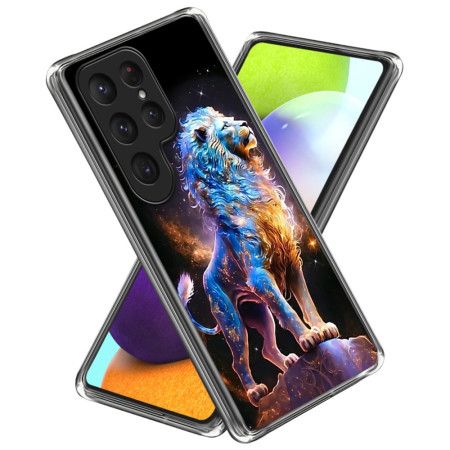 Deksel Samsung Galaxy S25 Ultra 5g Mobildeksel Fargerik Løve