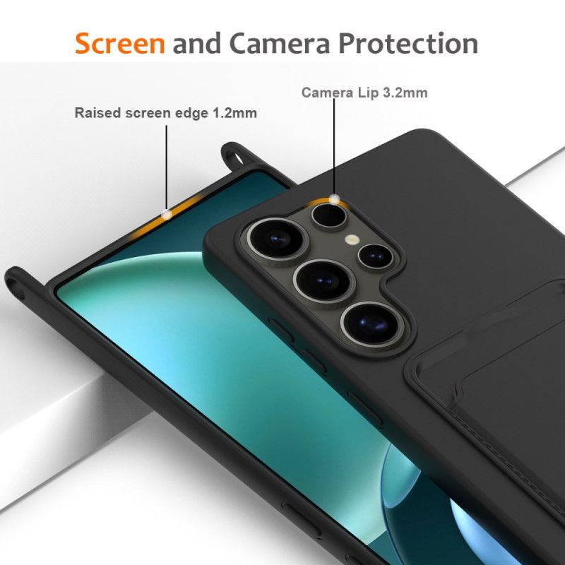 Deksel Samsung Galaxy S25 Ultra 5g Mobildeksel Kortholder