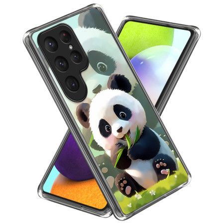 Deksel Samsung Galaxy S25 Ultra 5g Mobildeksel Pandamønster