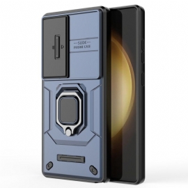 Deksel Samsung Galaxy S25 Ultra 5g Mobildeksel Slitesterk Ring Med Linsebeskytter