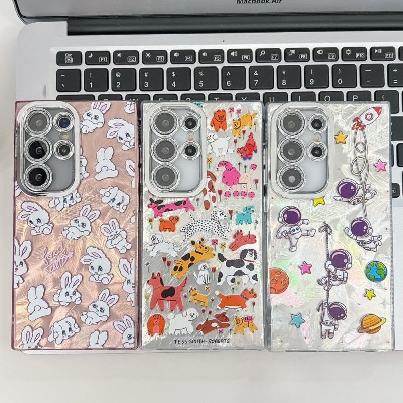 Deksel Samsung Galaxy S25 Ultra 5g Morsomme Dyr Med Linsebeskytter