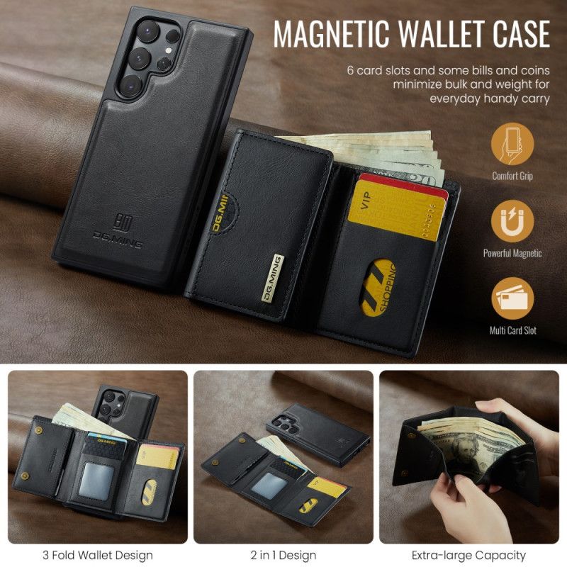 Deksel Til Samsung Galaxy S25 Ultra 5g Avtakbar Magnetisk Lommebok
