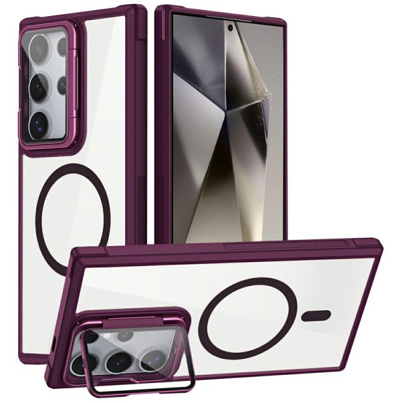 Deksel Til Samsung Galaxy S25 Ultra 5g Magsafe-kompatibel Med Innebygd Stativ