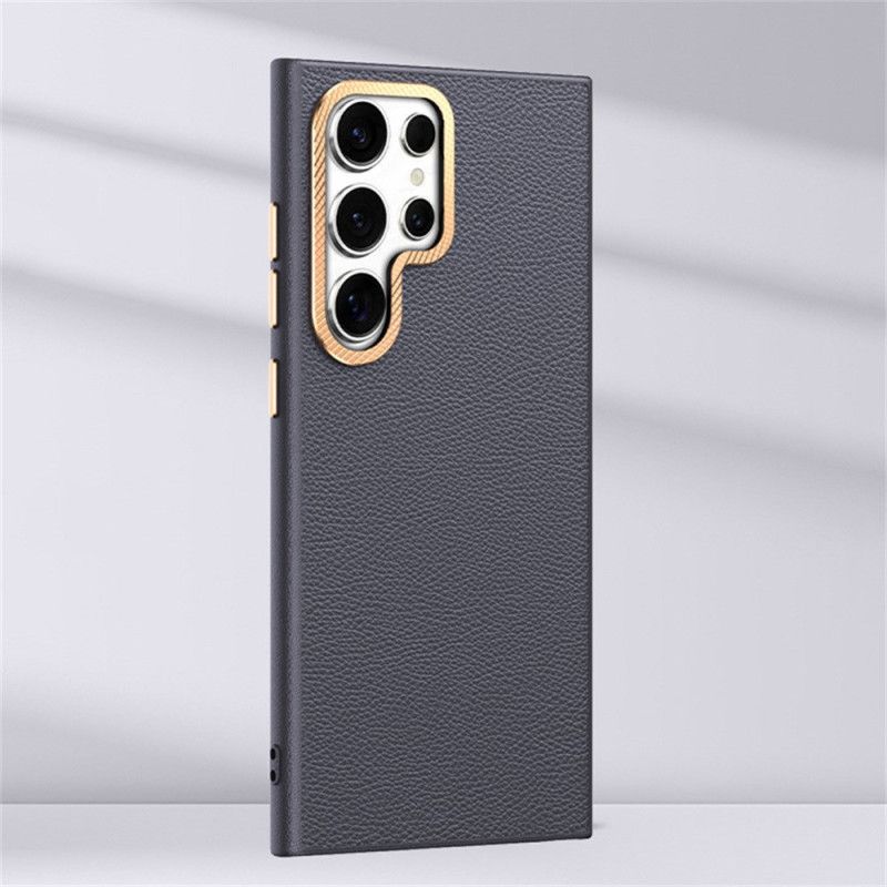 Deksel Til Samsung Galaxy S25 Ultra 5g Teksturert Kunstskinn