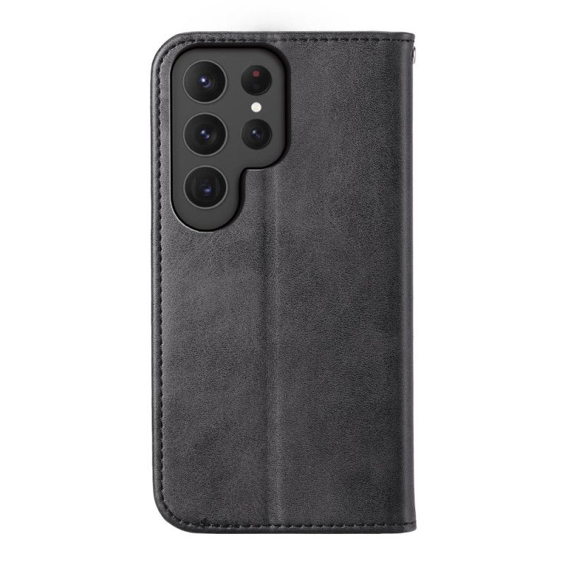 Folio Deksel Samsung Galaxy S25 Ultra 5g Diamanttrykk Beskyttelse Deksel