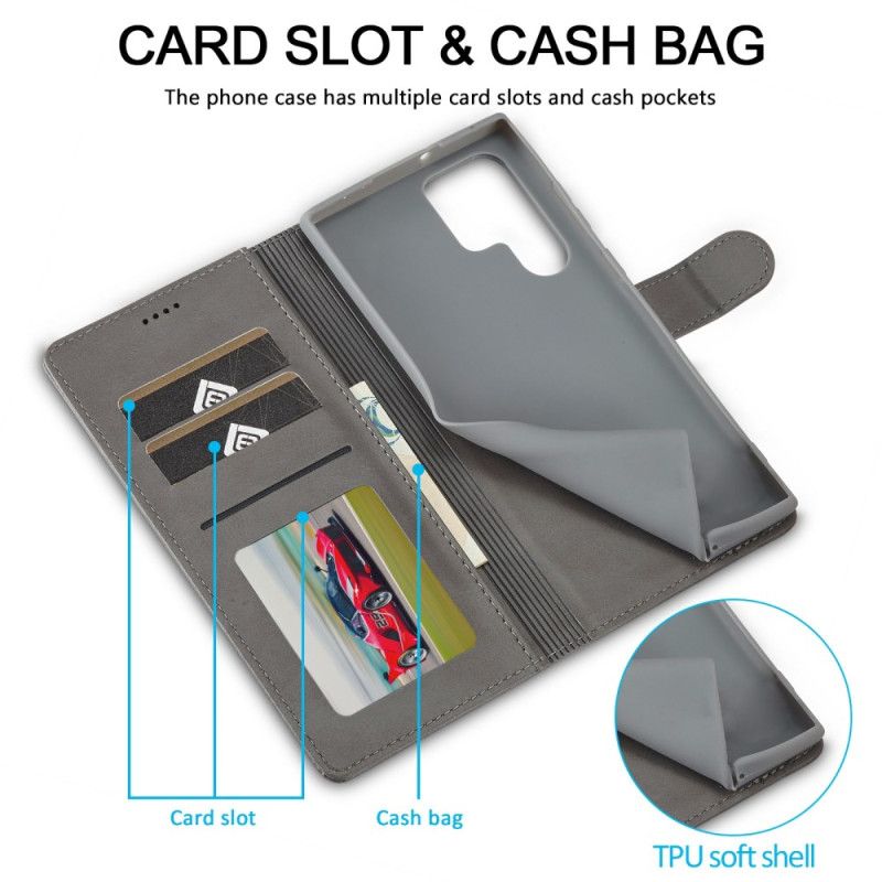 Folio Deksel Samsung Galaxy S25 Ultra 5g Lc.imeeke Beskyttelse Deksel