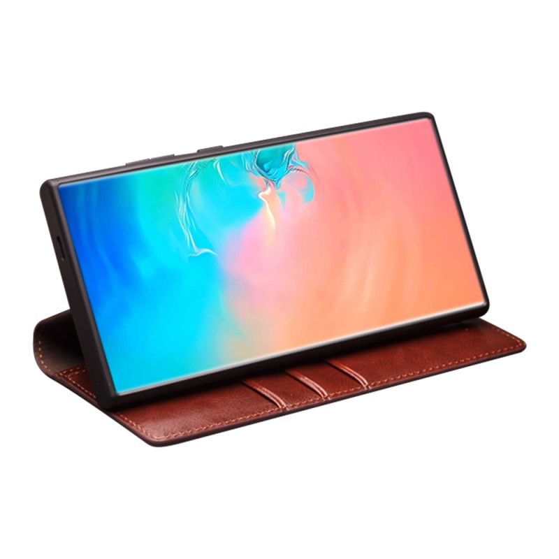 Folio Deksel Samsung Galaxy S25 Ultra 5g Qialino-skinn