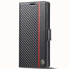 Folio Deksel Til Samsung Galaxy S25 Ultra 5g Karbonfiber Lc.imeeke