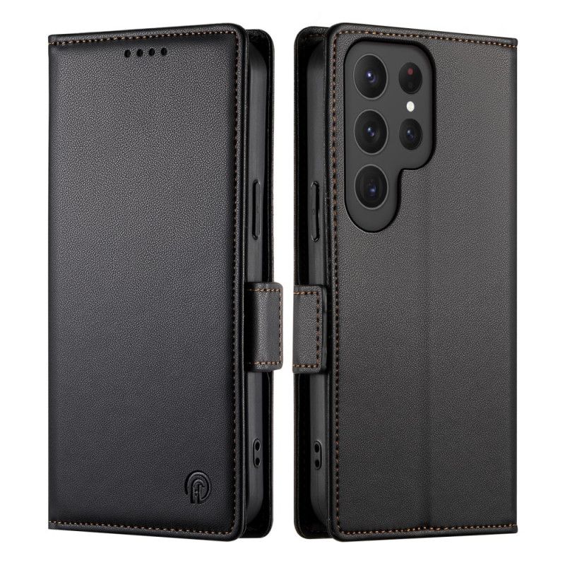 Lærdeksel Folio Deksel Samsung Galaxy S25 Ultra 5g Slank