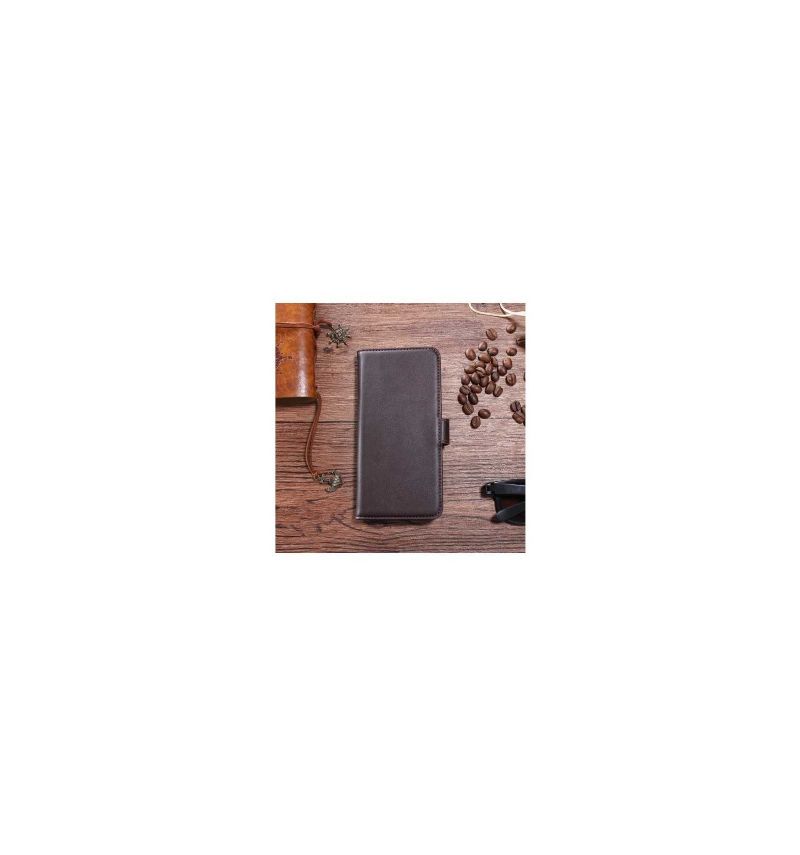 Folio Deksel Til Samsung Galaxy Note 8 Premium Skinn - Svart