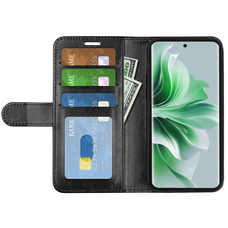Folio Deksel Til Oppo Reno 11 5g Vintage Kunstskinn