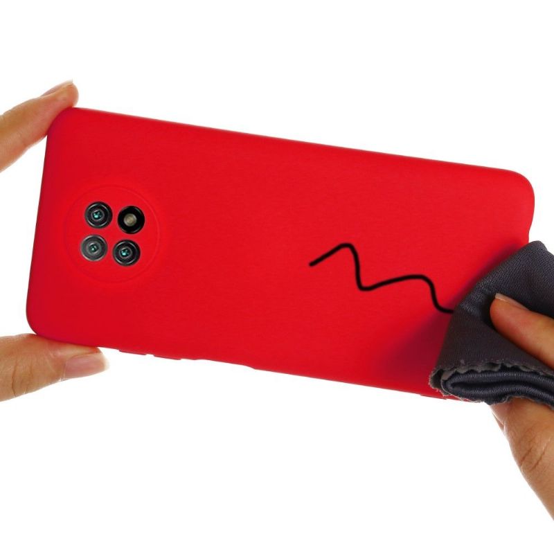 Deksel Til Xiaomi Redmi Note 9T Originalitet Puro Flytende Silikon