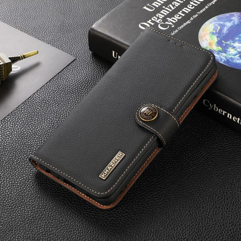 Folio Deksel Til Xiaomi Redmi Note 9T Khazneh Classic Leather