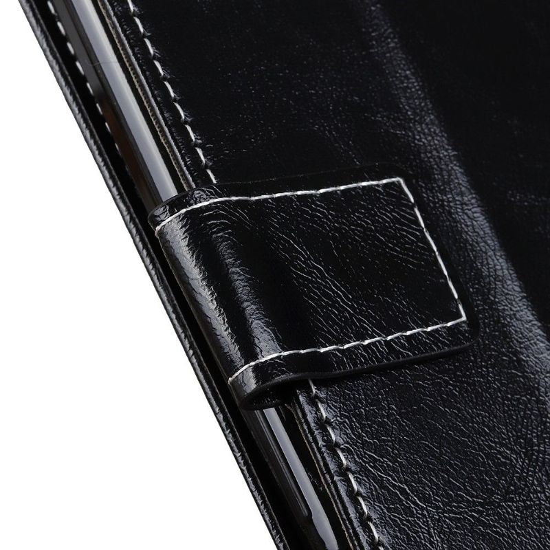 Lærdeksel Til Xiaomi Redmi Note 9T Luksuriøs Skinneffektsøm