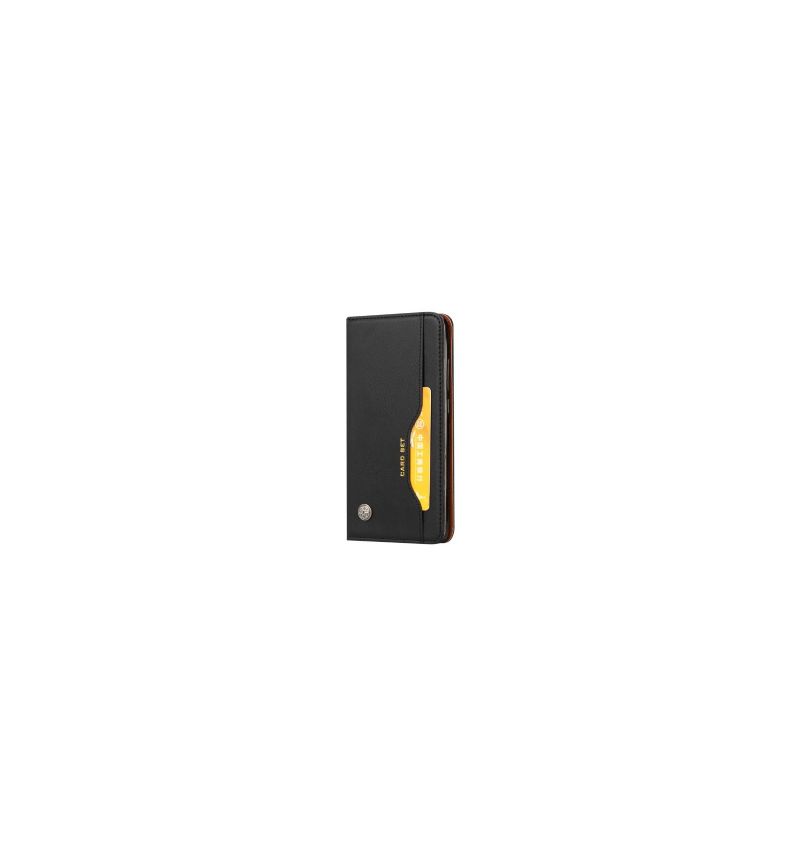 Folio Deksel Til Xiaomi Mi 8 Stativveske I Skinn