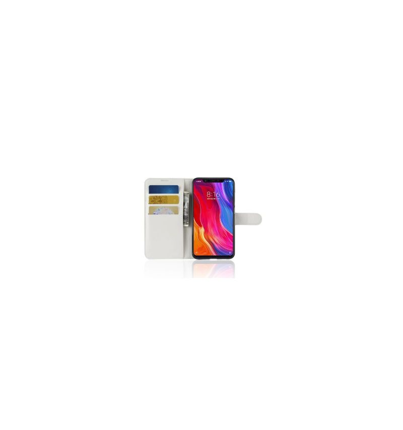 Folio Deksel Til Xiaomi Mi 8 Stil Skinnkortholder