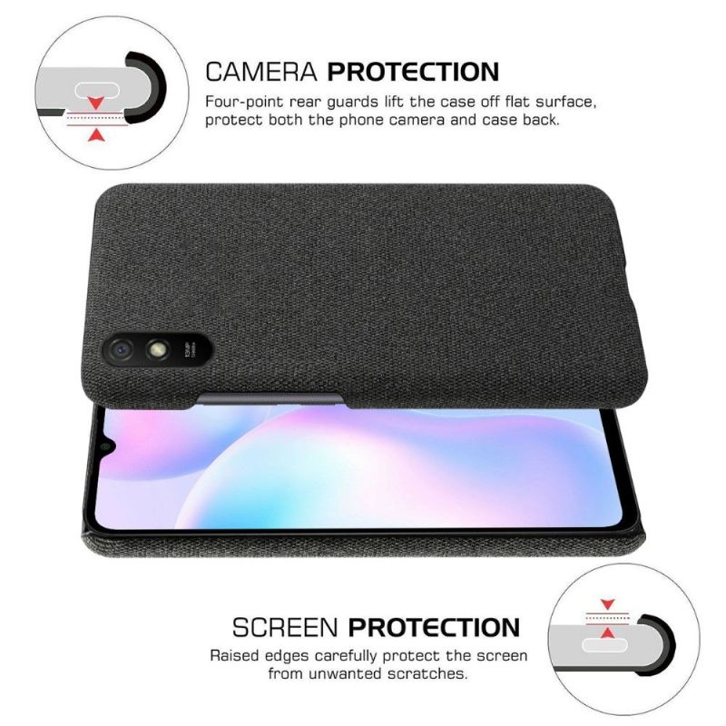 Deksel Til Xiaomi Redmi 9A Stofftrekk
