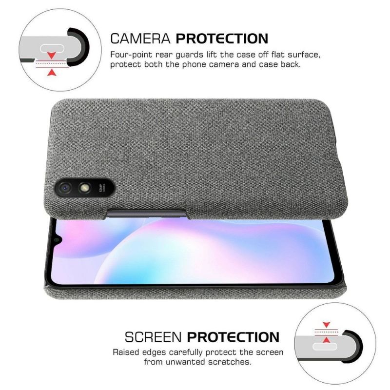 Deksel Til Xiaomi Redmi 9A Stofftrekk