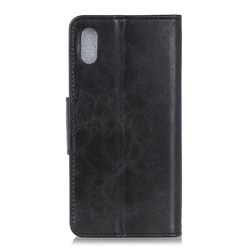 Etui Til Xiaomi Redmi 9A Anti-fall Edouard Imitert Skinn Støttefunksjon