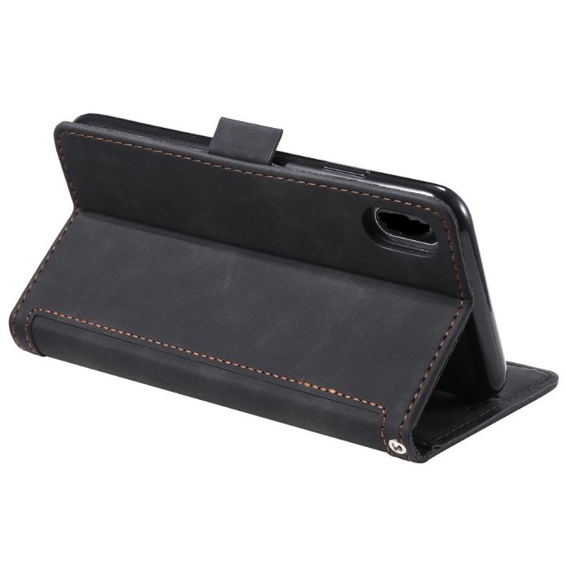 Folio Deksel Til Xiaomi Redmi 9A Med Kjede Vintage Kortholder