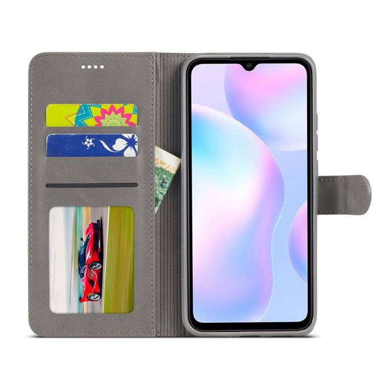 Folio Deksel Til Xiaomi Redmi 9A Skinneffekt Lc.imeeke