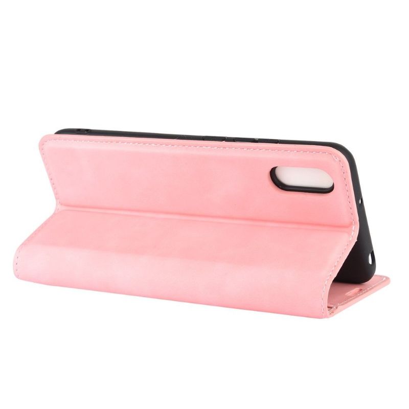 Lærdeksel Til Xiaomi Redmi 9A Business Retro - Rosa