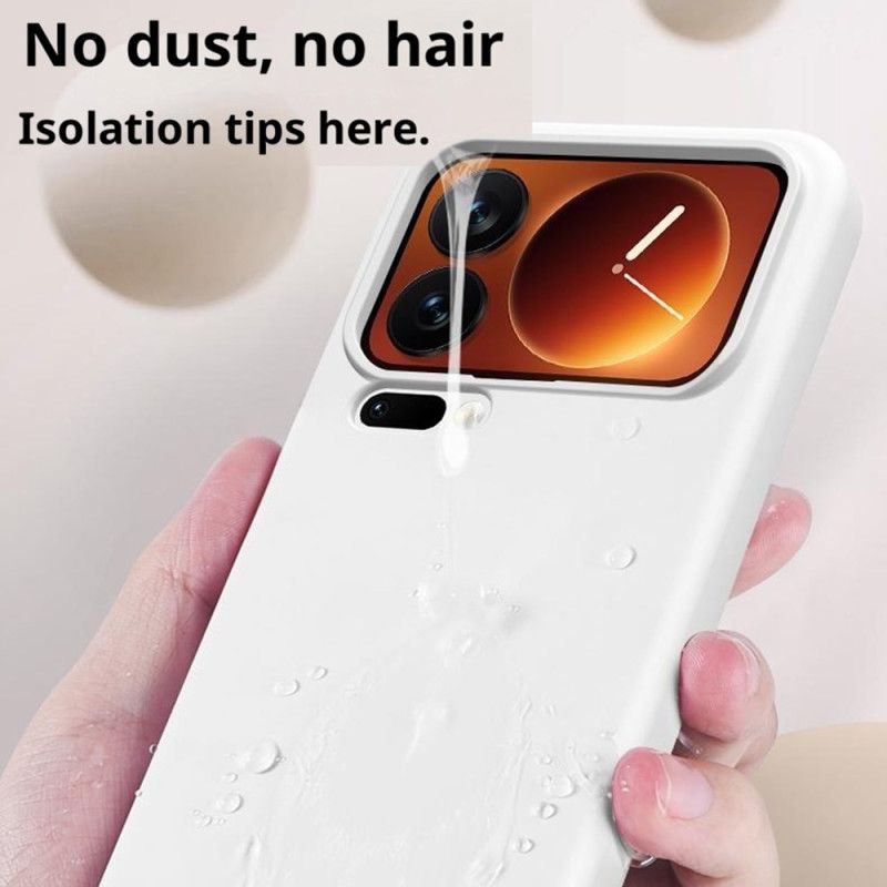 Deksel Xiaomi 17 Pro Flytende Silikon Og Forsterket Beskyttelse Beskyttelse Deksel