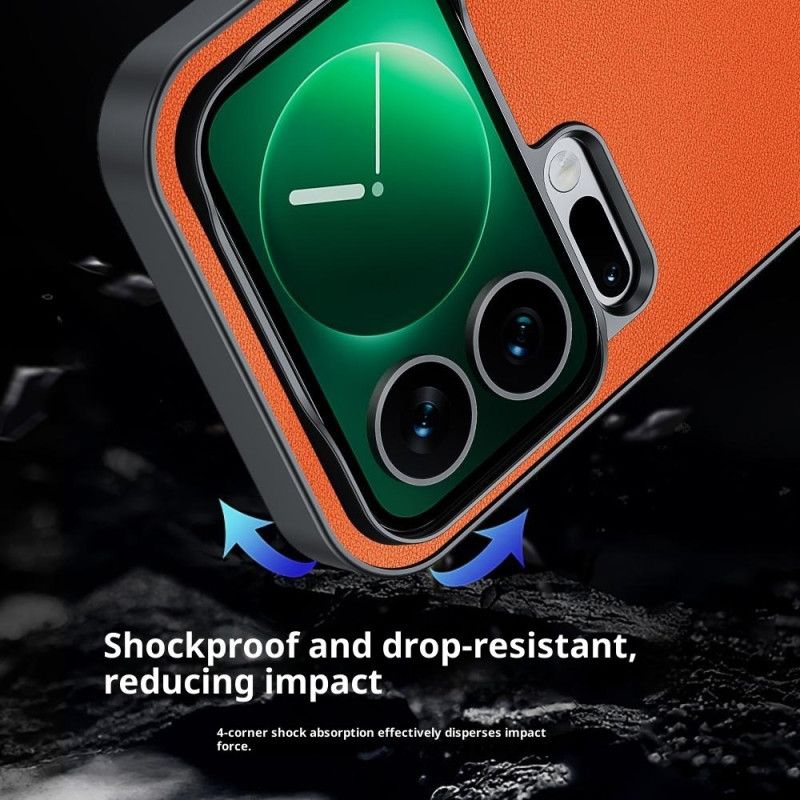 Deksel Xiaomi 17 Pro Kunstig Skinn Beskyttelse Deksel