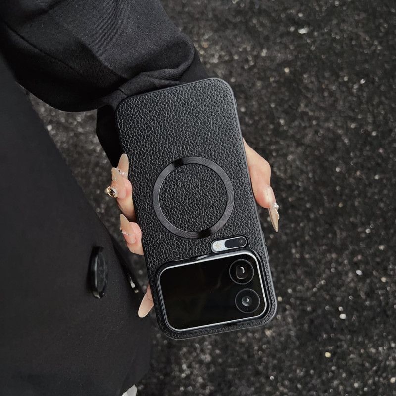 Deksel Xiaomi 17 Pro Magnetisk Litchi-tekstur