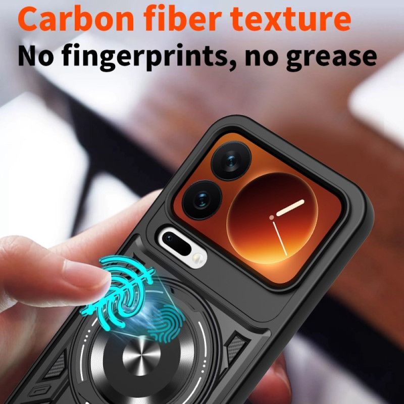 Deksel Xiaomi 17 Pro Magnetisk Lukking Med Roterende Støtte