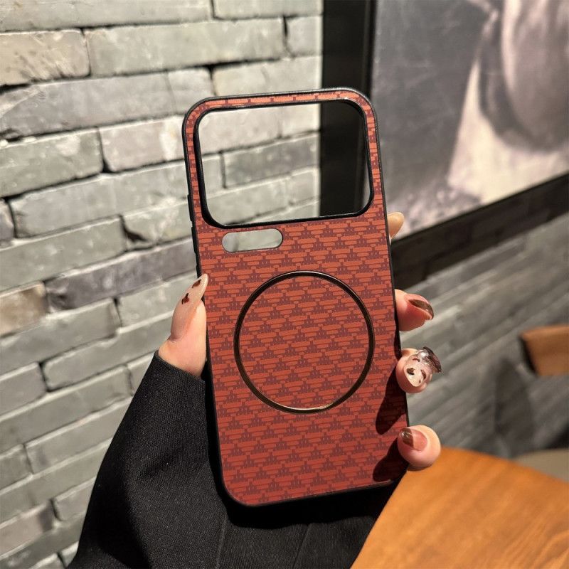 Deksel Xiaomi 17 Pro Magnetisk Trekantet Fjelltekstur