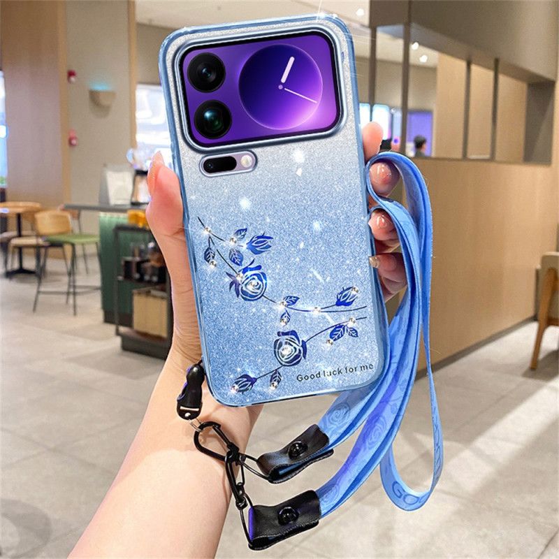 Deksel Xiaomi 17 Pro Mobildeksel Strass Med Stropper