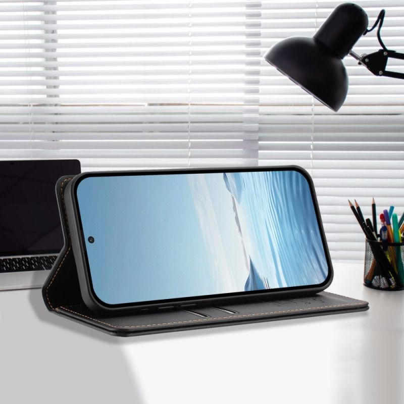 Folio Deksel Lær Xiaomi 17 Pro Magnetisk Lukking Og Rfid-beskyttelse