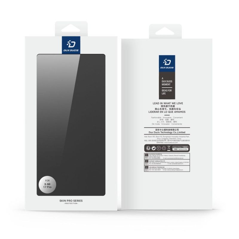 Folio Deksel Til Xiaomi 17 Pro Skin Pro Series Dux Ducis
