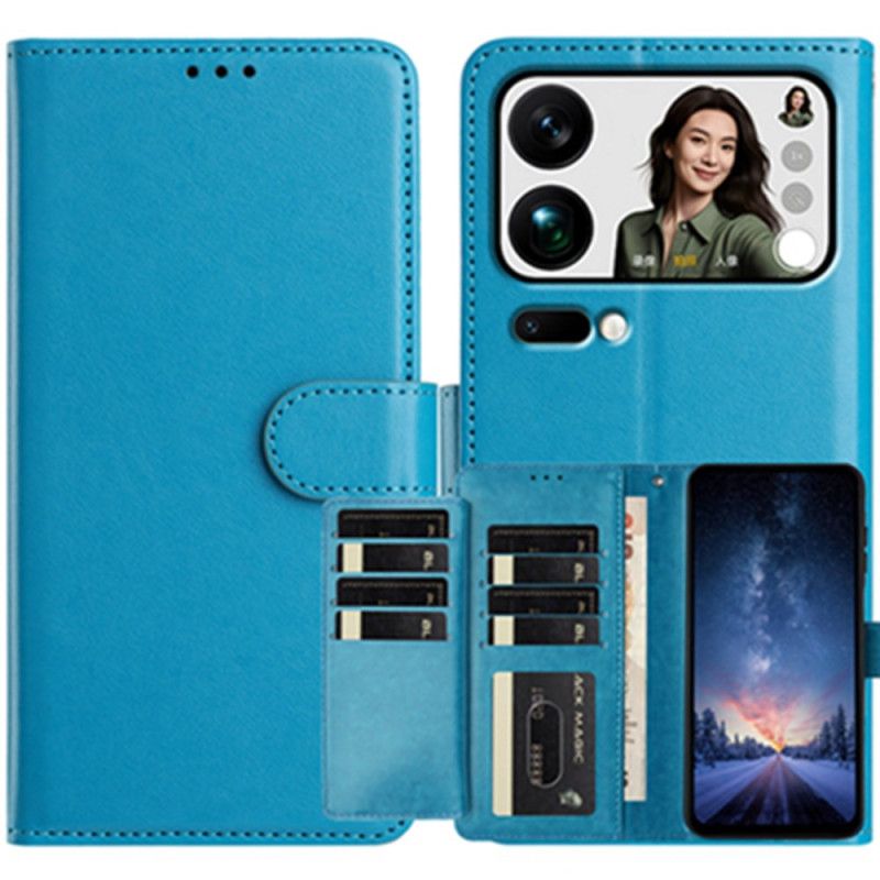 Folio Deksel Xiaomi 17 Pro Lommebok Med 8 Kortspor