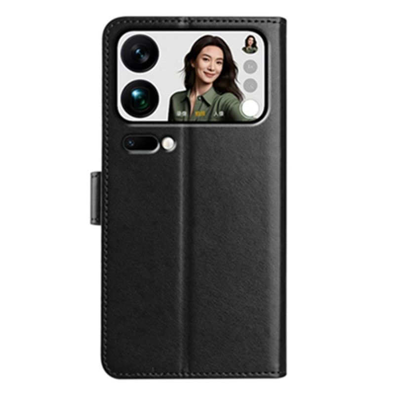 Folio Deksel Xiaomi 17 Pro Lommebok Med 8 Kortspor