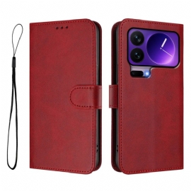 Folio Deksel Xiaomi 17 Pro Rfid-blokkerende Læreffekt Beskyttelse Deksel