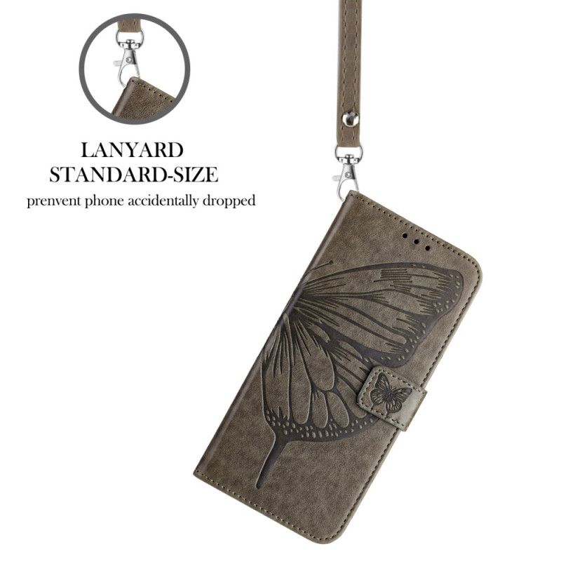 Folio Deksel Xiaomi 17 Pro Sommerfuglreimdesign Beskyttelse Deksel