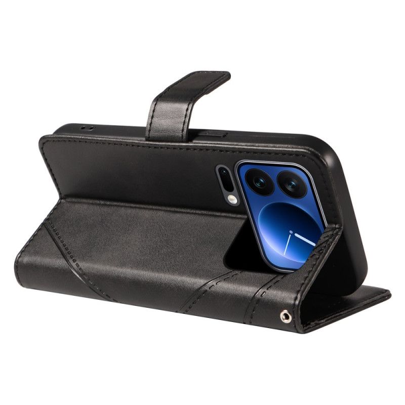 Folio Deksel Xiaomi 17 Pro Tofarget Skinneffekt