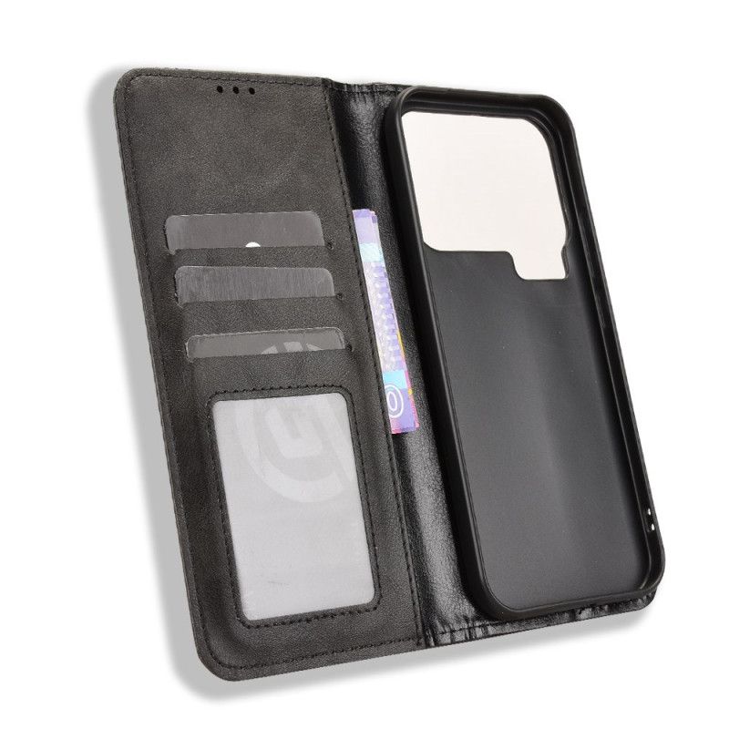 Folio Deksel Xiaomi 17 Pro Vintage Kant