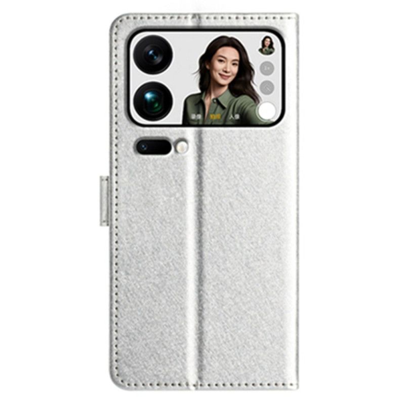 Lærdeksel Folio Deksel Xiaomi 17 Pro Silketekstur