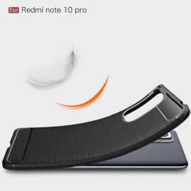 Deksel Til Xiaomi Redmi Note 10 Pro Fleksibel Børstet Effekt