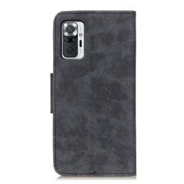 Etui Til Xiaomi Redmi Note 10 Pro Edouard I Vintage Kunstskinn