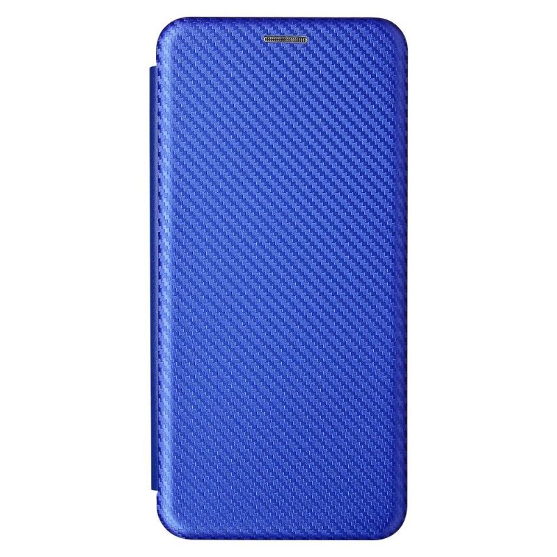 Folio Deksel Til Xiaomi Redmi Note 10 Pro Karbonfiberstil Imitert Skinn