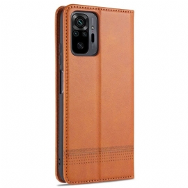 Lærdeksel Til Xiaomi Redmi Note 10 Pro Azns Kunstskinn