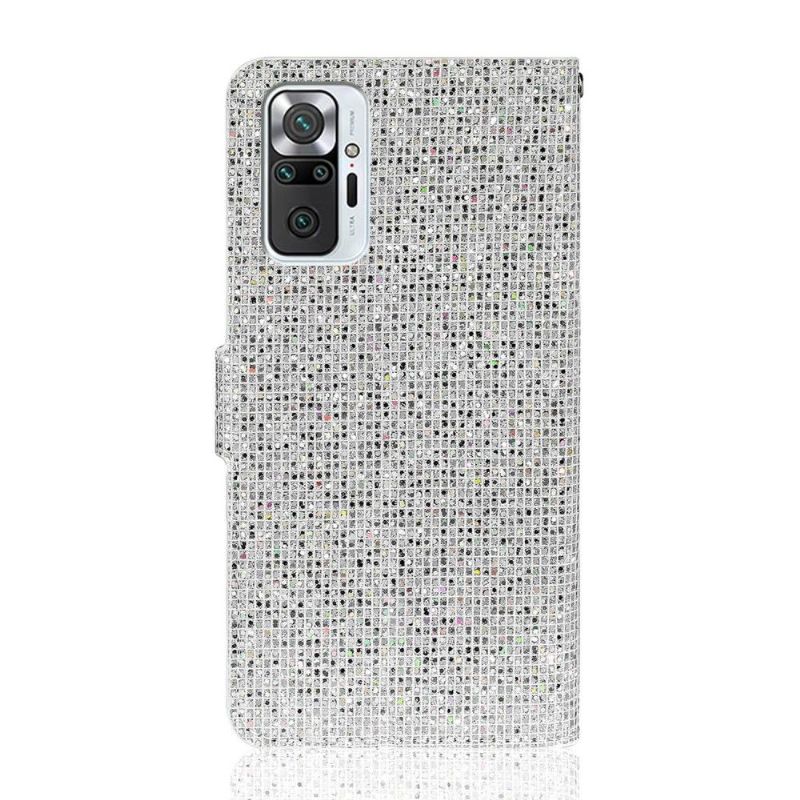 Lærdeksel Til Xiaomi Redmi Note 10 Pro Glitterkortholder
