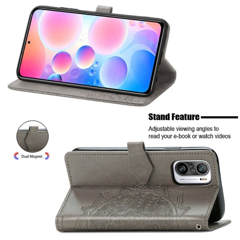 Lærdeksel Til Xiaomi Redmi Note 10 Pro Originalitet Relief Mandala