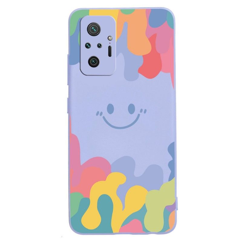 Mobildeksel Til Xiaomi Redmi Note 10 Pro Smilende Silikonsprut