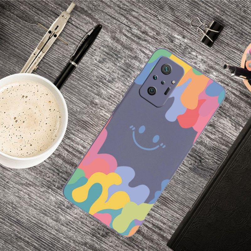 Mobildeksel Til Xiaomi Redmi Note 10 Pro Smilende Silikonsprut